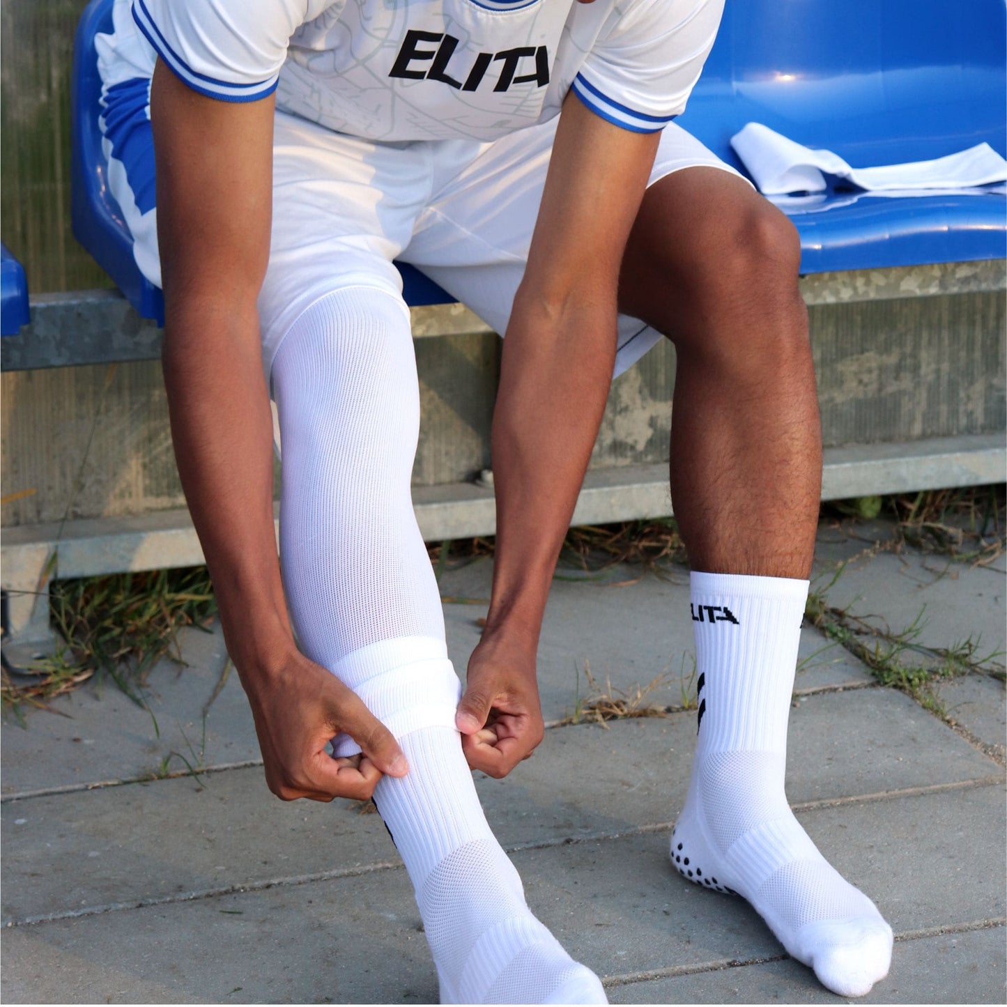 Cut Socks Sleeves Hvid White