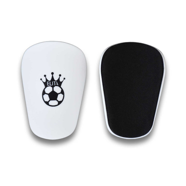 Mini Små Benskinner Mini Shin Pads Til Fodbold Football Soccer Lightweight Hvid White 8.3x5.5cm 2.0