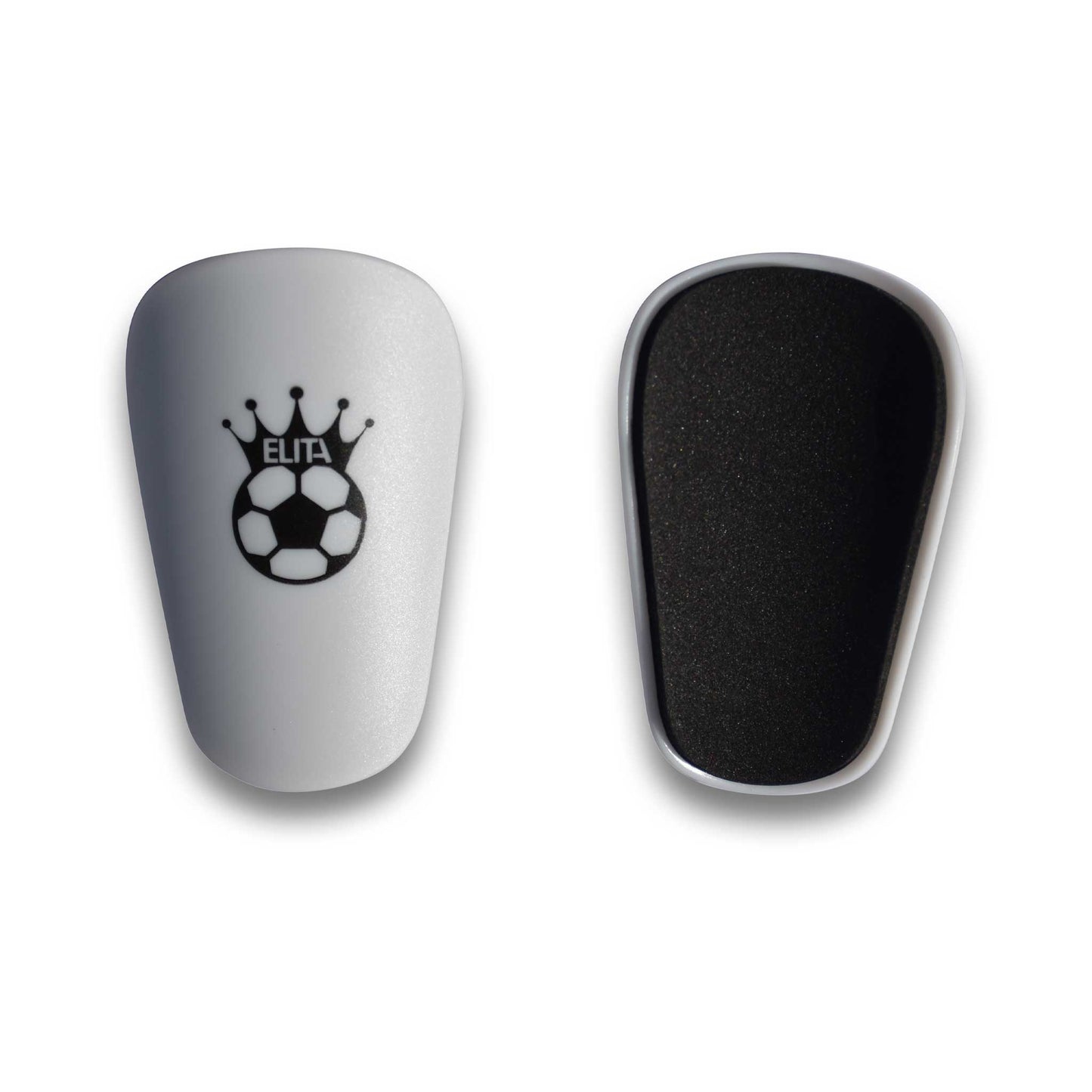 Mini Små Benskinner Mini Shin Pads Til Fodbold Football Soccer Lightweight Hvid White 8x5cm