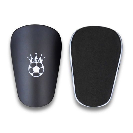 Mini Små Benskinner Mini Shin Pads Til Fodbold Football Soccer Lightweight Sort Black 10x6cm 2.0