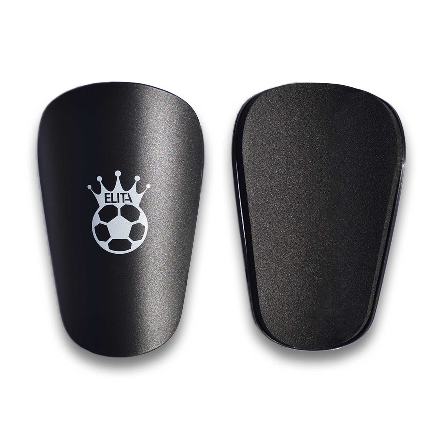 Mini Små Benskinner Mini Shin Pads Til Fodbold Football Soccer Lightweight Sort Black 10x6cm