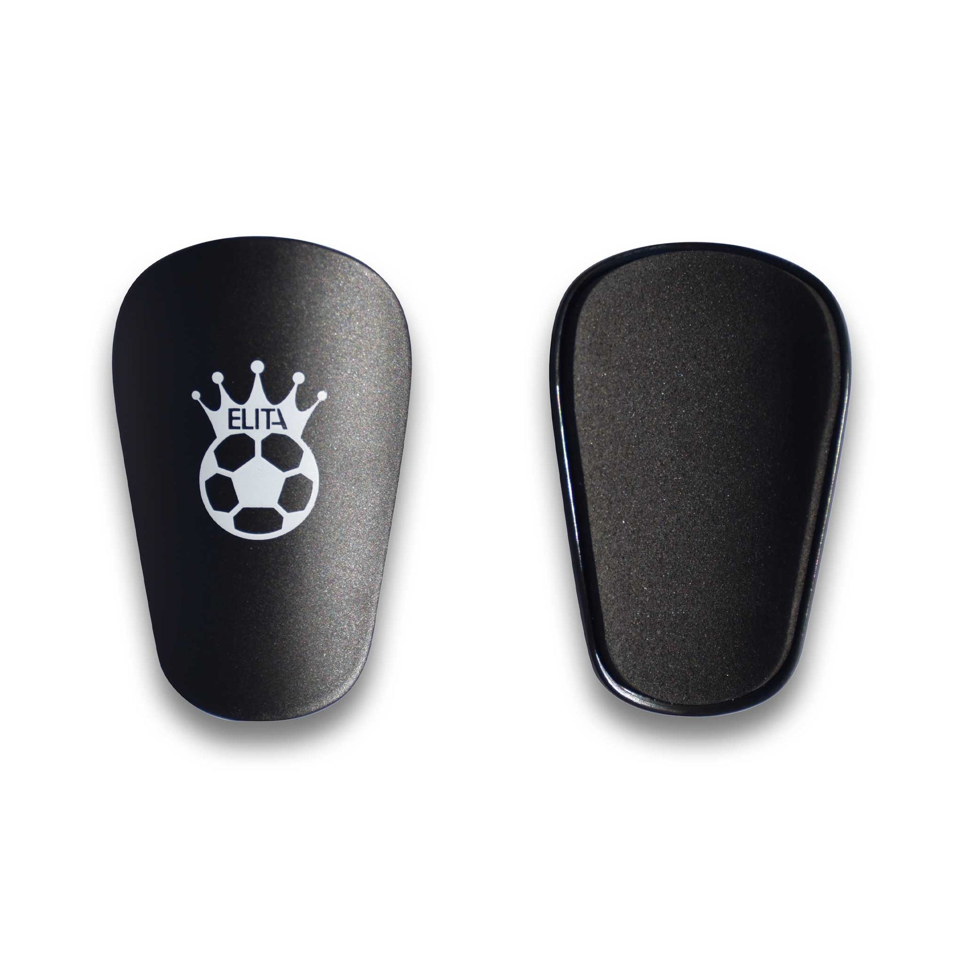 Mini Små Benskinner Mini Shin Pads Til Fodbold Football Soccer Lightweight Sort Black 8x5cm