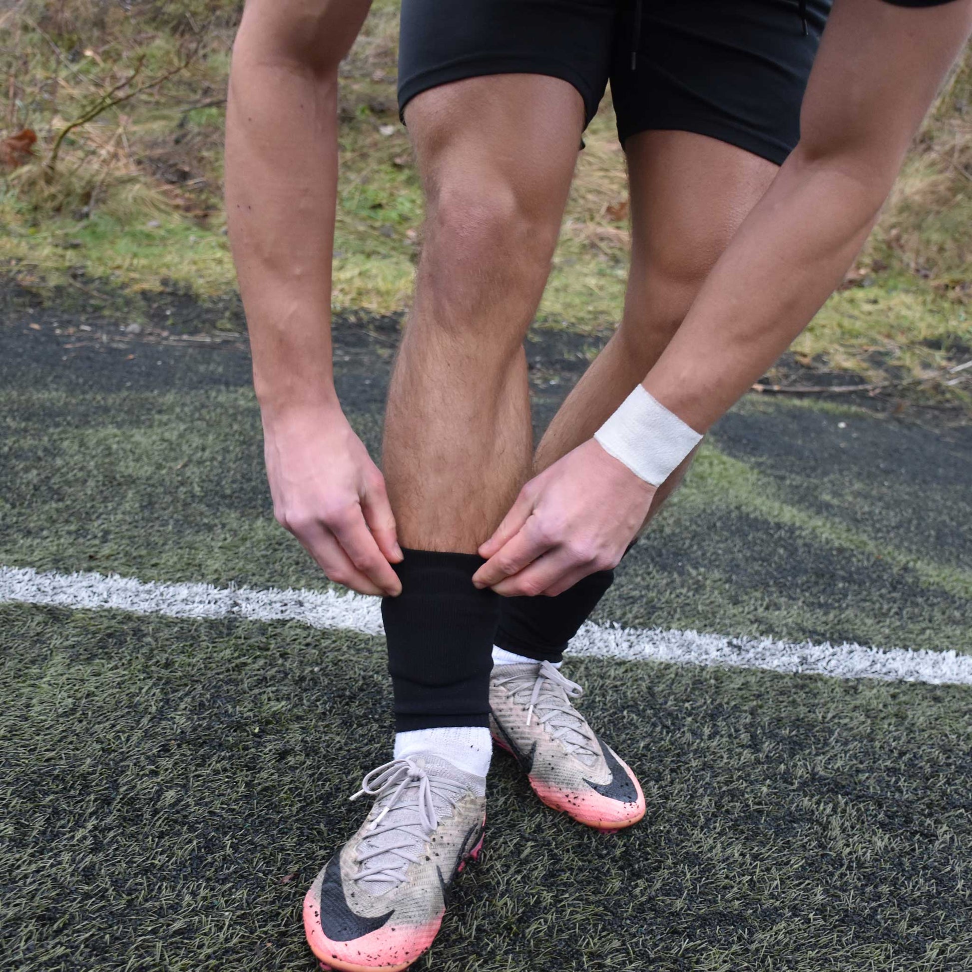 Cut Socks Sleeves Sort Black