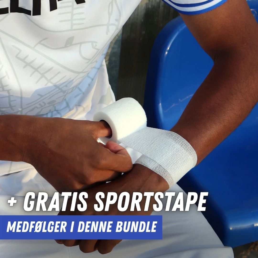 Gratis sportstape medfølger i denne bundle fra ELITA