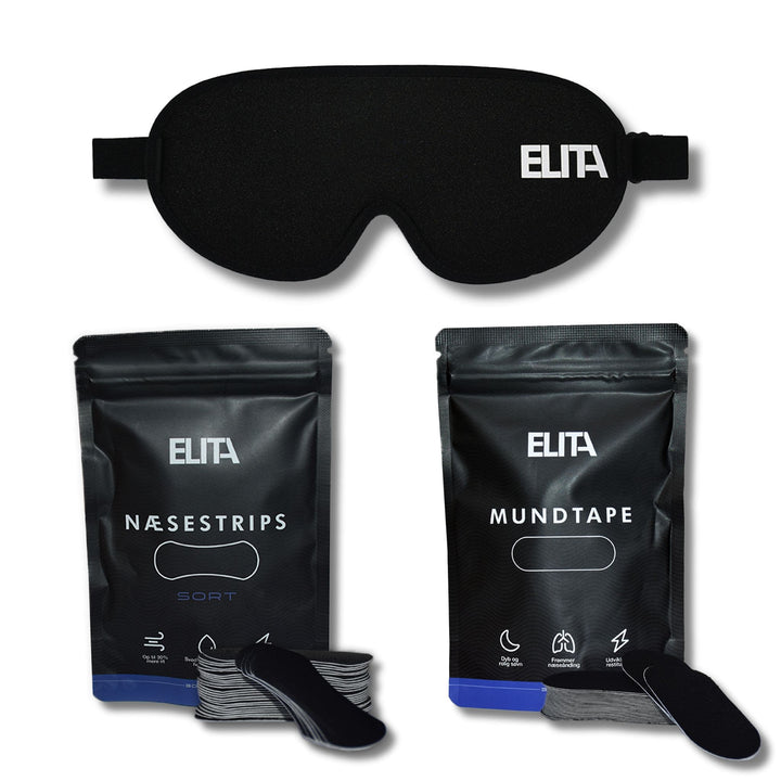Sleep Bundle Næsestrips Mundtape 3D Sovemaske