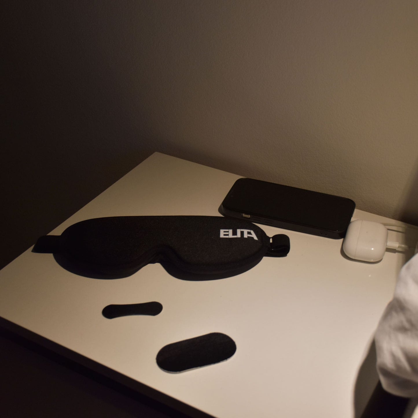 Sleep Bundle Næsestrips Nosestrips Nasal Strips Mundtape Mouth Tape 3D Sovemaske Sleeping Mask Sort