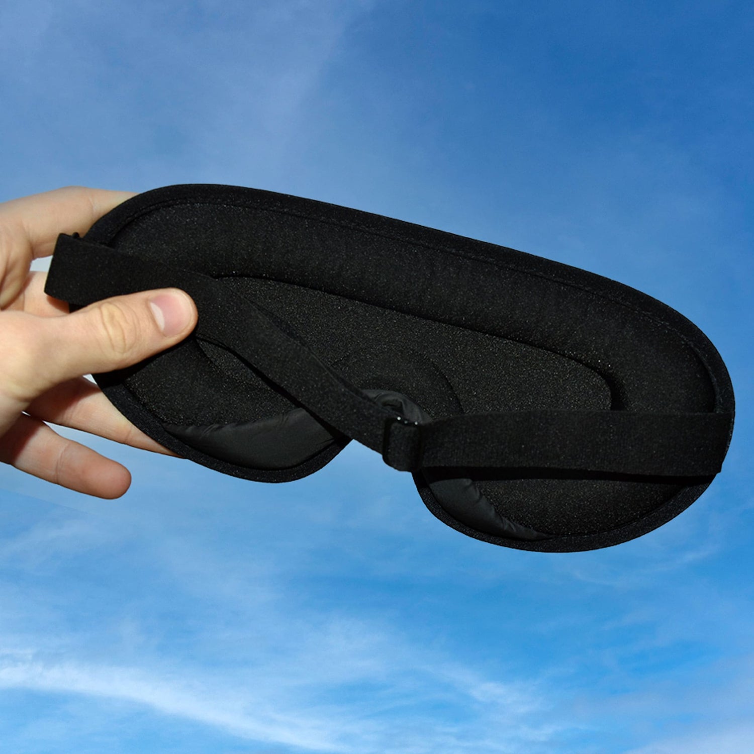 3D Sovemaske Total Mørklægning Behageligt Materiale Sleep Mask Dybere Søvn Bagside Himmel