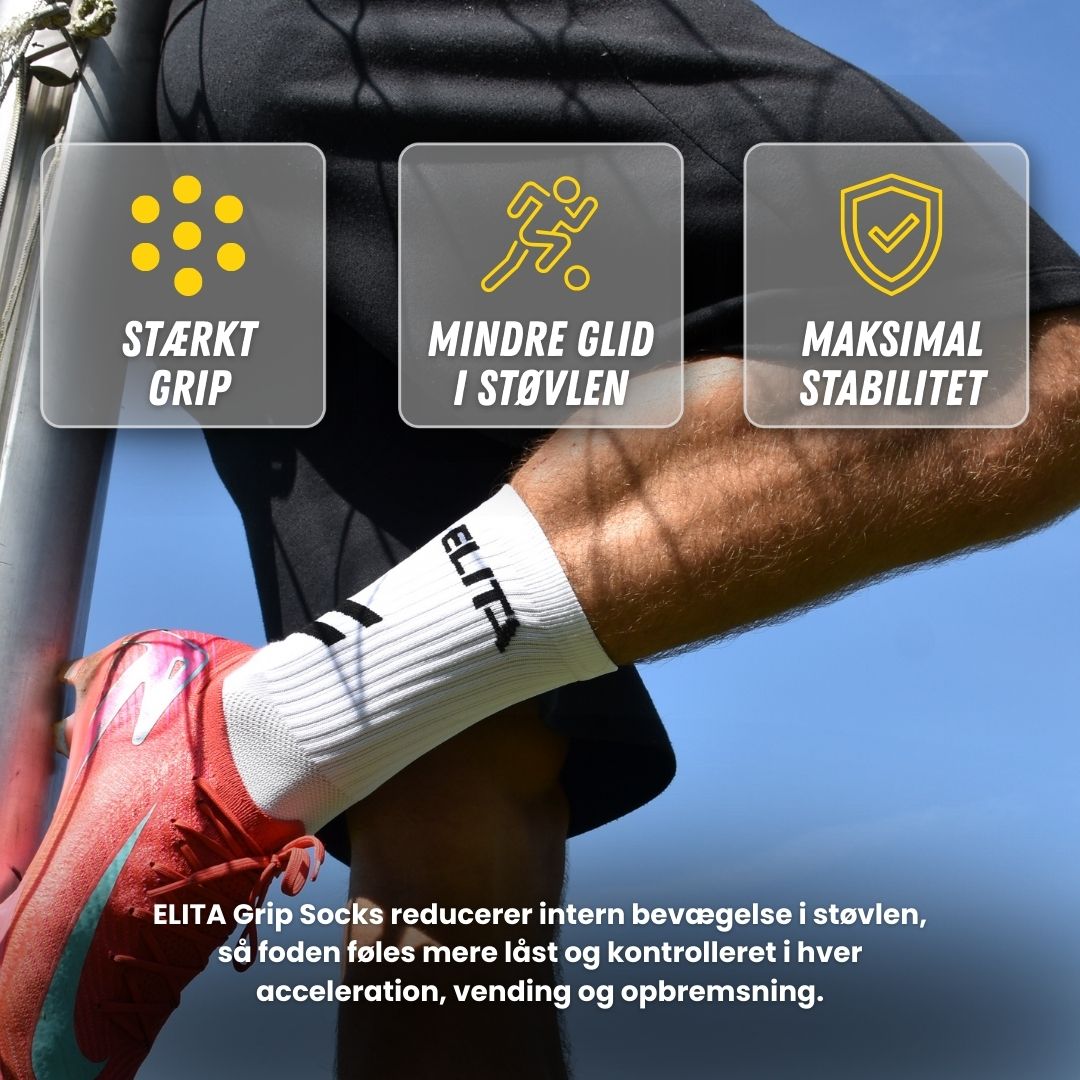 ELITA Grip Socks: Stærkt Grip, Mindre Glid I Støvlen, Maksimal Stabilitet