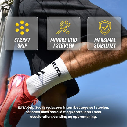 ELITA Grip Socks: Stærkt Grip, Mindre Glid I Støvlen, Maksimal Stabilitet