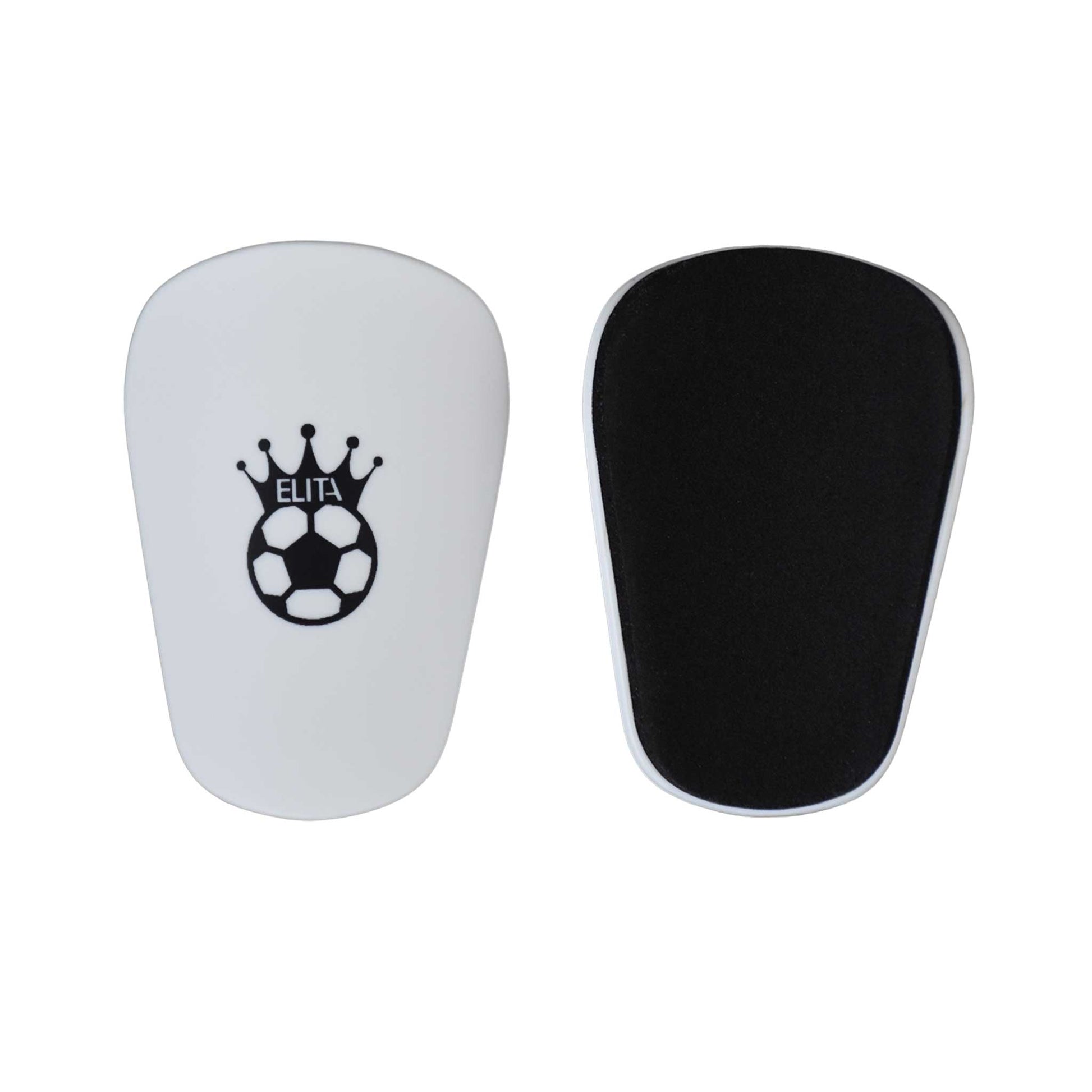 Mini Små Benskinner Mini Shin Pads Til Fodbold Football Soccer Lightweight Hvid White 8.3x5.5cm 2.0
