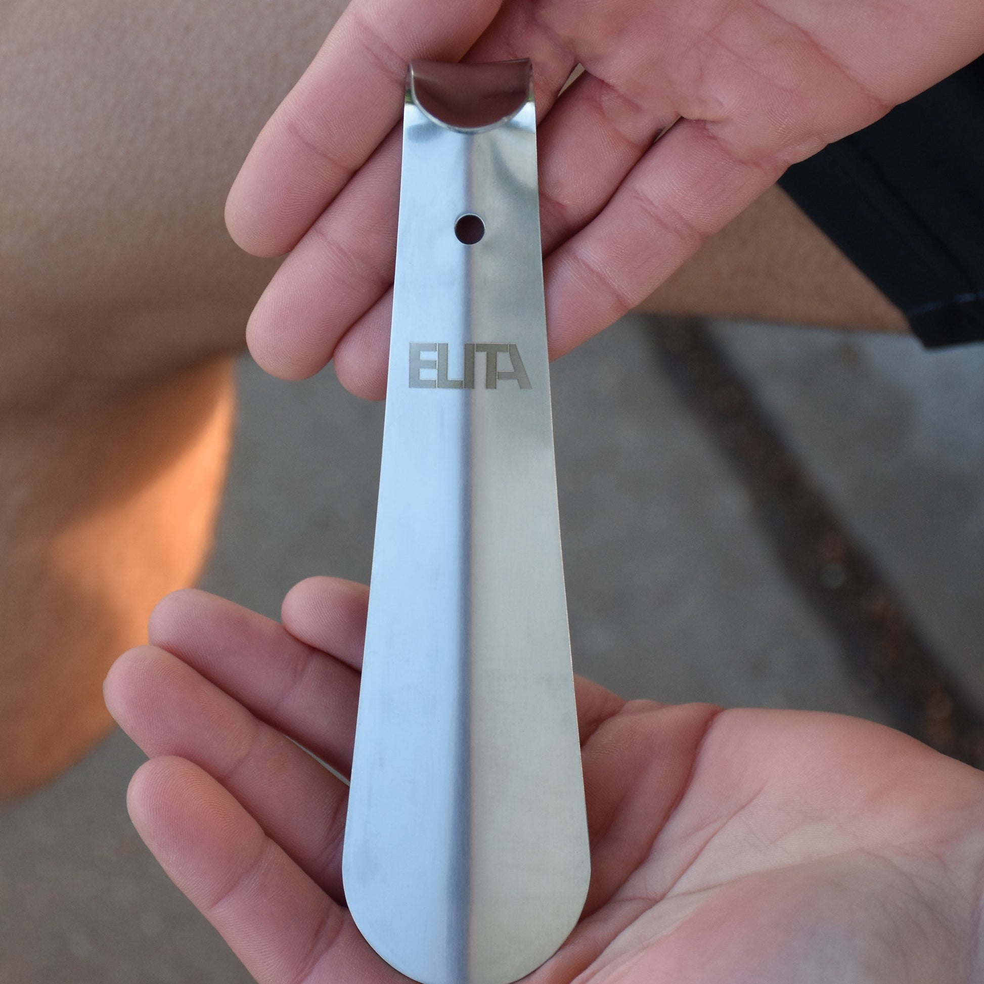 Mini Metal Skohorn Robust Rustfrit Stål