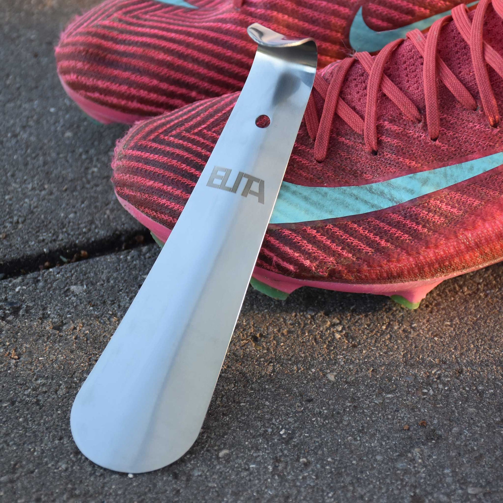 Mini Metal Skohorn Robust Rustfrit Stål