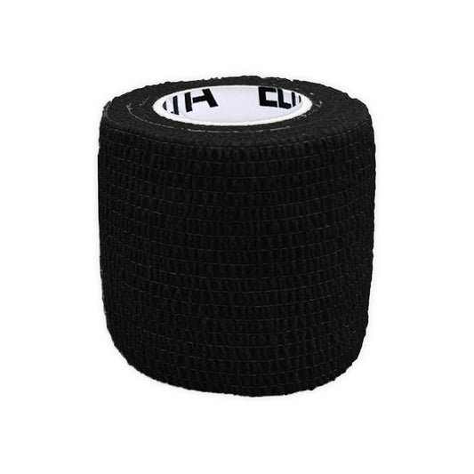 Sportstape Genanvendeligt Wristtape Selvklæbende Svedsikkert Fodbold Sort