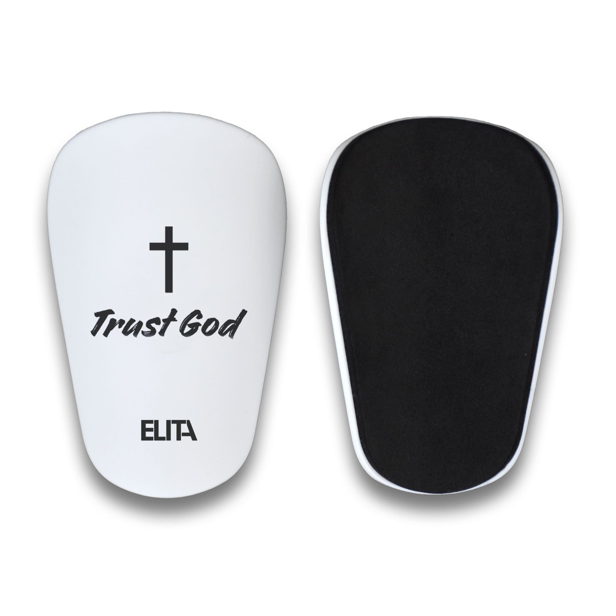 Trust God Kristen Christ Mini Benskinner Mini Shin Pads Letvægt Hvid Medium