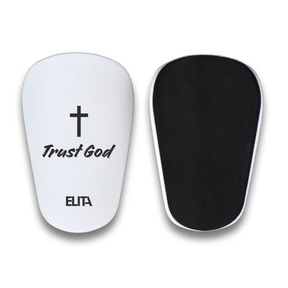 Trust God Kristen Christ Mini Benskinner Mini Shin Pads Letvægt Hvid Medium