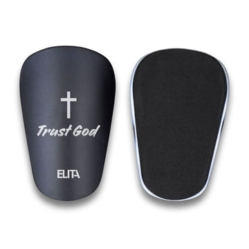 Trust God Kristen Christ Mini Benskinner Mini Shin Pads Letvægt Sort Medium