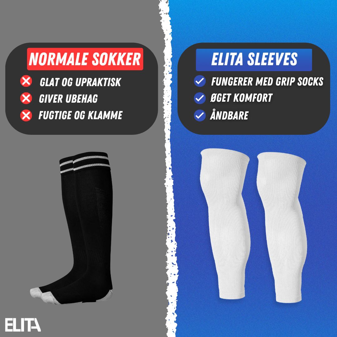 ELITA Sleeves vs Normale sokker