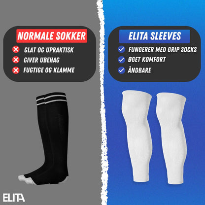 ELITA Sleeves vs Normale sokker
