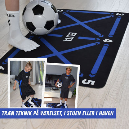 Træn teknik på værelset, i stuen eller i haven med ELITA driblemåtte