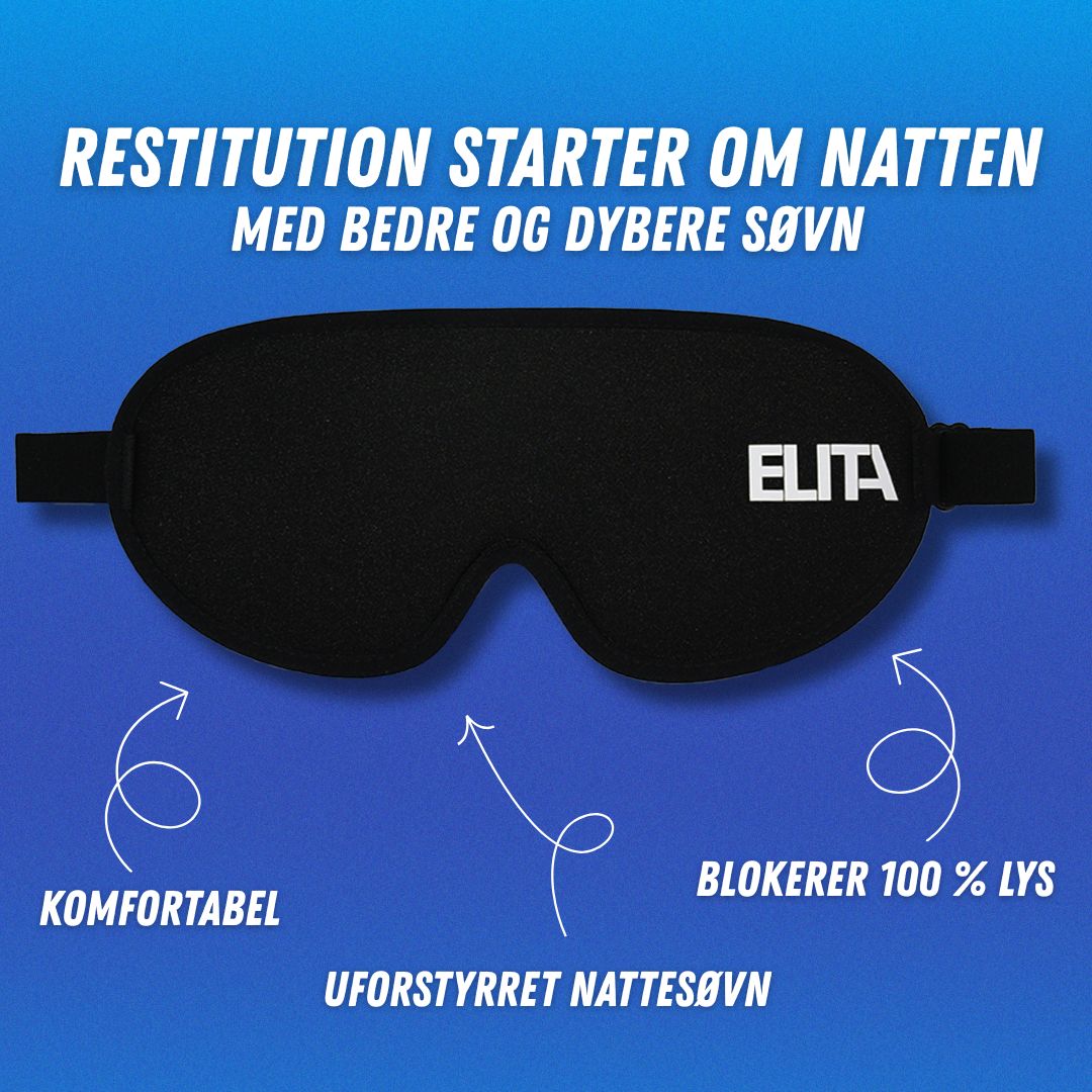 Restitution starter om natten med bedre og dybere søvn & ELITA 3D Sovemaske