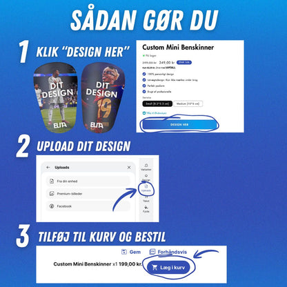 Sådan designer du dine egne benskinner